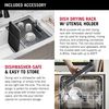 30&rdquo; Granite Composite Workstation Kitchen Sink Undermount Single Bowl with WorkFlow&trade; Ledge and Accessories in White